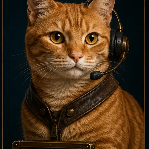 Mia, head of KotoSupport, wearing a headset